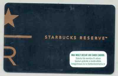 2018 Romania, Starbucks Coffee , Gift Card , New, No value ,PIN Intact - Sold on eBay Apr, 6th 2019 for $18.50
