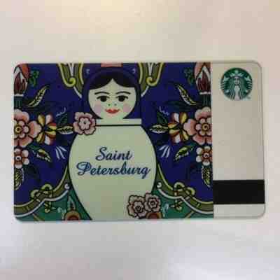 Starbucks card Russia Saint - Petersburg First Edition Very Rare - Sold on eBay Apr, 20th 2019 for $103.00