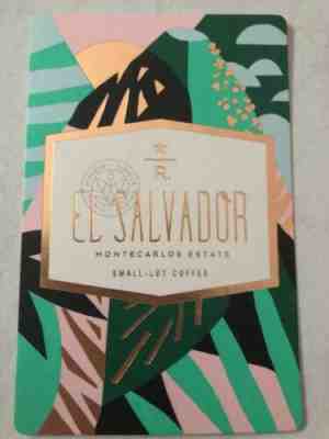 Starbucks Reserve Taster Card - El Salvador Montecarlos Estate (US VERSION) - Sold on eBay Mar, 29th 2019 for $12.90
