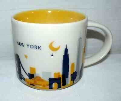 STARBUCKS 2015 14 OZ YOU ARE HERE NEW YORK COFFEE MUG CUP - Sold on eBay Apr, 17th 2019 for $8.00