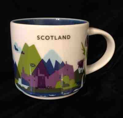 Starbucks Scotland YAH Mug Highlands Golf Bagpipe Whisky You Are Here UK - Sold on eBay Apr, 12th 2019 for $59.99