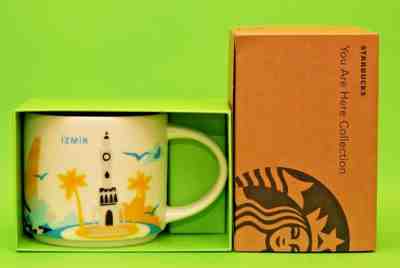 STARBUCKS COFFEE MUG TURKEY TURKISH MUG NEW YAH YOU ARE HERE IZMIR - Sold on eBay Apr, 16th 2019 for $33.99
