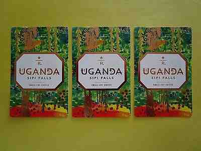 STARBUCKS 2015 Lot of (3) - Reserve Tasting Card UGANDA SIPI FALLS - NEW #14 - Sold on eBay Mar, 1st 2019 for $3.99