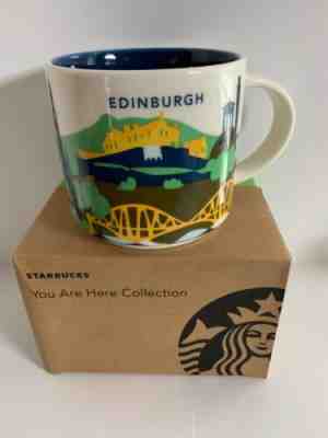 Starbucks Edinburgh YAH Mug Scotland Castle Forth Bridge Dog You Are Here UK New - Sold on eBay Apr, 16th 2019 for $34.00