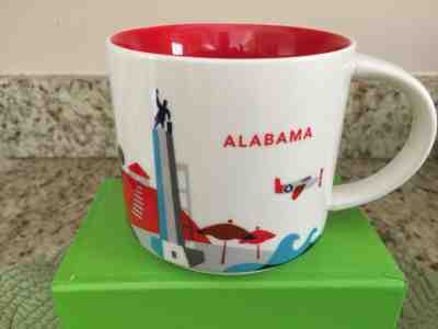 STARBUCKS YOU ARE HERE COLLECTION ALABAMA PERFECT CONDITION COFFEE CUP - Sold on eBay Apr, 20th 2019 for $14.99