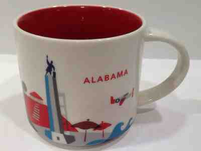 STARBUCKS YOU ARE HERE COLLECTION ALABAMA PERFECT CONDITION COFFEE CUP 2014 - Sold on eBay Apr, 5th 2019 for $21.99