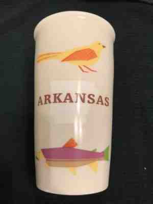 Starbucks You Are Here 12 Oz Arkansas Travel Tumbler Double Walled Collectible - Sold on eBay Apr, 9th 2019 for $12.99