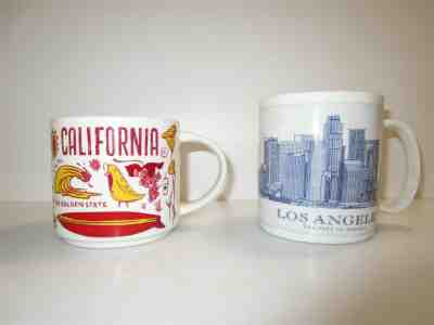 Lot Of 2 California City Of Los Angles Starbucks Collector Mugs Been There  - Sold on eBay Apr, 4th 2019 for $10.50