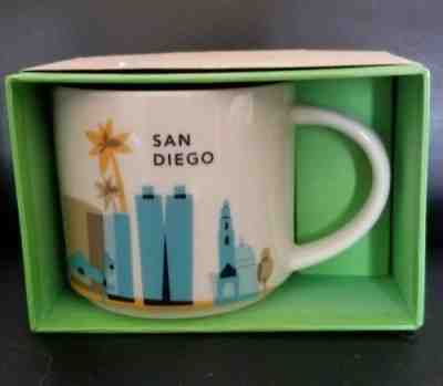 2015 Starbucks YOU ARE HERE Collection San Diego California Coffee Mug Cup 14 oz - Sold on eBay Apr, 3rd 2019 for $29.50