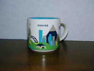 Starbucks Coffee 2013 You Are Here YAH Denver Colorado Mountains Fish Guitar - Sold on eBay Apr, 14th 2019 for $15.00