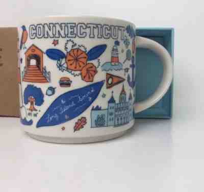NIB Starbucks CONNECTICUT State 14oz Been There Series (BTC) Ceramic Mug - Sold on eBay Apr, 18th 2019 for $16.00