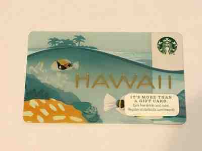 Starbucks Card 2015 Hawaii Reef Fish - Limited Edition NEW Unused MINT - Sold on eBay Apr, 21st 2019 for $4.89