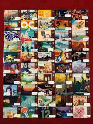 50 NEW STARBUCKS VARIOUS CITY GIFT CARDS MEGA LOT SF LA OC SD HAWAII OLD LOGO 