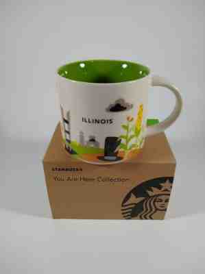 Starbucks ILLINOIS Coffee Mug You are Here Collection YAH - New in Box - Sold on eBay Apr, 10th 2019 for $18.00