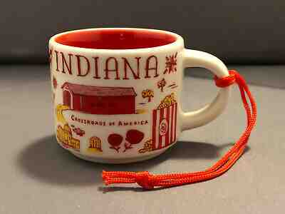 Starbucks Indiana Been There Series Ornament - Sold on eBay Mar, 24th 2019 for $25.00