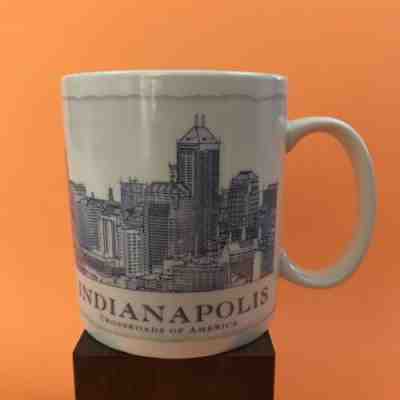 Starbucks Indianapolis Mug Indiana 2007 Coffee Cup 18oz Metropolis Profile State - Sold on eBay Mar, 10th 2019 for $4.99