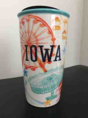 Iowa 2017 Starbucks DW Ceramic Tumbler - Discontinued, RARE - Sold on eBay Apr, 17th 2019 for $65.00