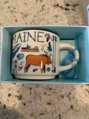 MAINE Starbucks Been There Ornament Brand New w/ Box and Tags - 2oz. Mug - Sold on eBay Mar, 17th 2019 for $17.50