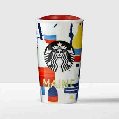 [Starbucks] Maine Double Wall Traveler  - 12 oz - Sold on eBay Mar, 3rd 2019 for $68.99