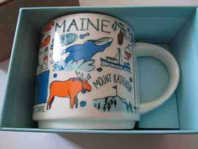Starbucks Maine Been There Series Mug 14 ounce NIB, Exclusive to Maine! - Sold on eBay Mar, 2nd 2019 for $29.00