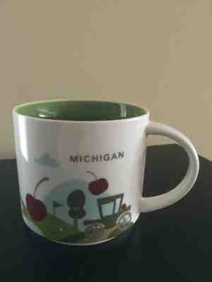 Starbucks Michigan - You Are Here Collection Coffee Mug 14oz Excellent Condition - Sold on eBay Apr, 18th 2019 for $17.99
