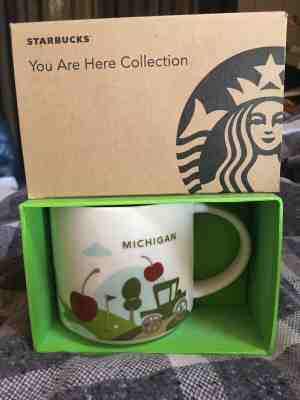New, Starbucks you are here Michigan mug - Sold on eBay Mar, 30th 2019 for $25.99
