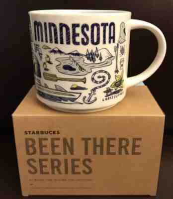 Minnesota Been There Starbucks Coffee Mug NIB 14oz - Sold on eBay Apr, 15th 2019 for $32.99