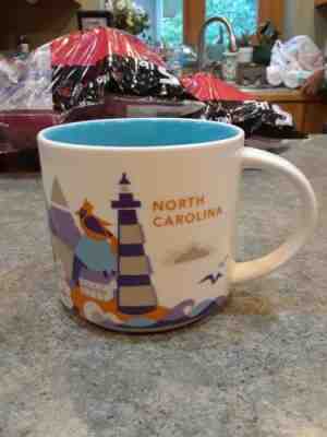 Starbucks North Carolina You Are Here collectors 14 oz. mug  - Sold on eBay Apr, 20th 2019 for $18.00
