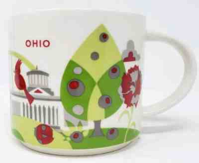 Starbucks 14oz coffee mug cup You are here collection Ohio - Sold on eBay Apr, 18th 2019 for $9.99