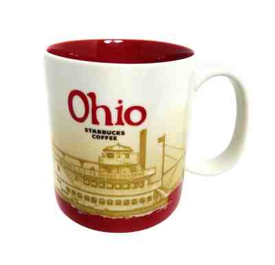 Starbucks Ohio Coffee Mug Cup City Icon Series Collection Collector 16oz State - Sold on eBay Apr, 15th 2019 for $12.95