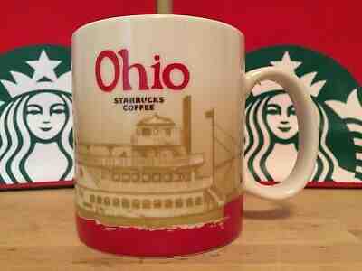 STARBUCKS OHIO USA 16oz Mug Collectors Series 2009 - New - Sold on eBay Apr, 14th 2019 for $9.99
