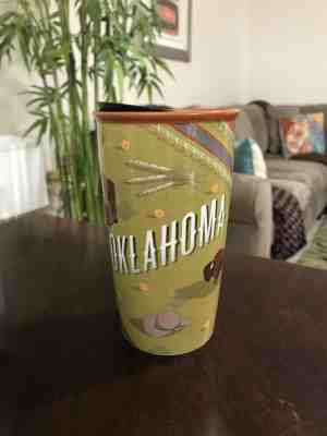 Starbucks OKLAHOMA 2018 Local Collection Double Walled Ceramic Travel Tumbler - Sold on eBay Mar, 21st 2019 for $39.99