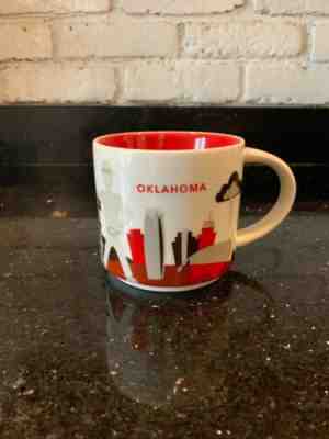 STARBUCKS MUG Oklahoma You Are Here Collection Coffee Mug Cup 14 oz  - Sold on eBay Mar, 21st 2019 for $10.00