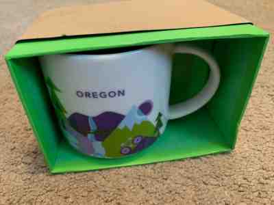 Starbucks 14oz coffee mug cup You are here collection Oregon - Sold on eBay Apr, 22nd 2019 for $14.50