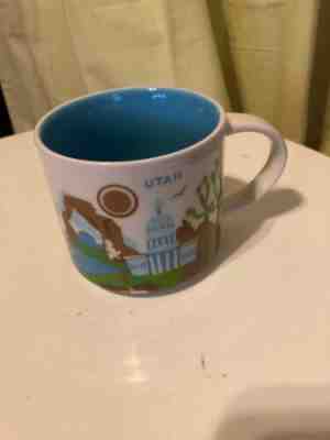 Starbucks UTAH  You Are Here Collection 2014 Mug Cup 14 oz - Sold on eBay Apr, 20th 2019 for $22.00