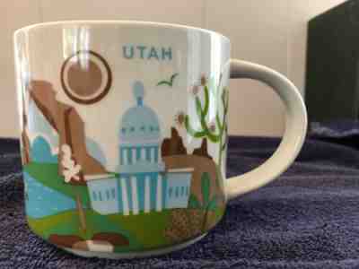 UTAH Starbucks Mug, Blue - You Are Here YAH Collection Series - Sold on eBay Apr, 19th 2019 for $9.95