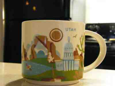 Starbucks Coffee Utah You Are Here Collection Ceramic Mug 2017 Been on Shelf  - Sold on eBay Apr, 11th 2019 for $19.99