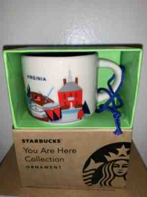 Starbucks Ornament  YAH VIRGINIA You Are Here - Sold on eBay Apr, 21st 2019 for $19.99