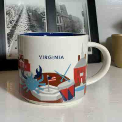 STARBUCKS 2015 You Are Here Collection VIRGINIA Mug 14oz YAH - Limited Edition  - Sold on eBay Apr, 20th 2019 for $16.36