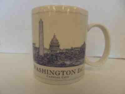 Starbucks Architect Series Collector's Mug White/Blue 18oz 2008 Washington DC - Sold on eBay Apr, 2nd 2019 for $17.99