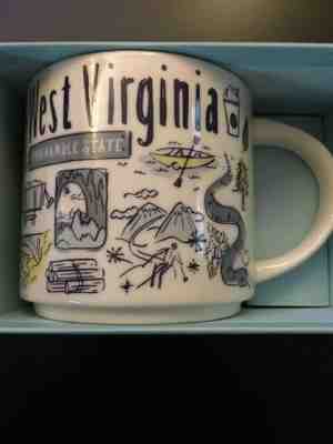 Starbucks Been There Series Across the Globe Mug NIB w/tag West Virginia - Sold on eBay Apr, 3rd 2019 for $21.00