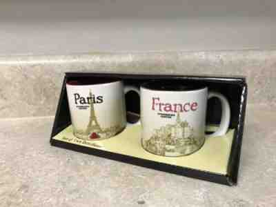 Starbucks Paris and France Demi Espresso Cups Set Of Two Demitasse 3 oz-NEW - Sold on eBay Apr, 23rd 2019 for $20.00