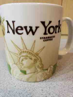 Starbucks New York 2009 Collectors Series 16 Oz. Green Statue Of Liberty Mug - Sold on eBay Apr, 23rd 2019 for $9.99
