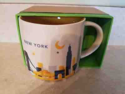 Starbucks New York YAH You Are Here 14oz Mug DISCONTINUED - NEW IN BOX - Sold on eBay Apr, 23rd 2019 for $18.95