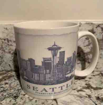 Starbucks 2006 Coffee Cup Mug Seattle Hometown Architecture Series 18 fl oz - Sold on eBay Apr, 22nd 2019 for $9.99