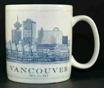 Starbucks Vancouver BC 2006 Architecture Series Coffee Mug 18oz Sea to Sky White - Sold on eBay Apr, 23rd 2019 for $25.04