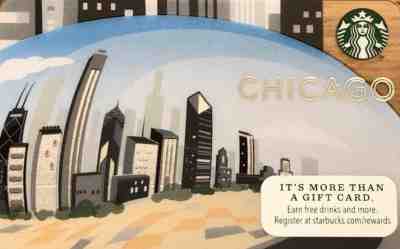 STARBUCKS Gift Card "Chicago" - FREE SHIPPING - Sold on eBay Apr, 24th 2019 for $5.00