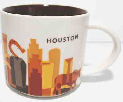 Starbucks Houston TX Coffee Mug You Are Here Collection 14oz New w/o box - Sold on eBay Feb, 1st 2019 for $9.99