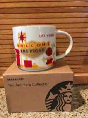 Starbucks Coffee Mug YAH Las Vegas 2014 Cup You Are Here Series Red 14 Oz NEW - Sold on eBay Apr, 23rd 2019 for $21.99
