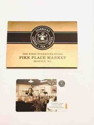 2013 Starbucks Card Barista Pike Place Market Original Logo With Sleeve #6094 - Sold on eBay Apr, 23rd 2019 for $9.00